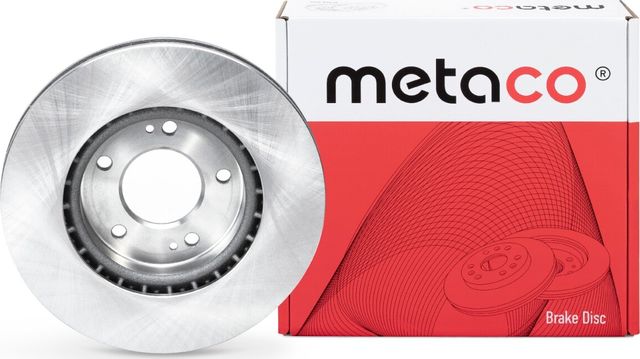 Диск тормозной передний вентилируемый (Metaco). Артикул 3050387