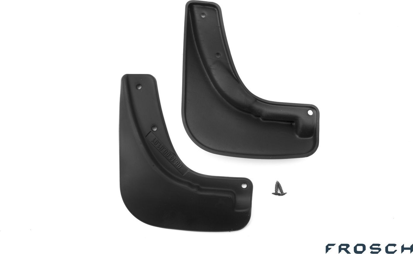 Брызговики Frosch (в пакете) передняя пара для Chevrolet Spark 2010-2026. Артикул NLF.08.14.F11
