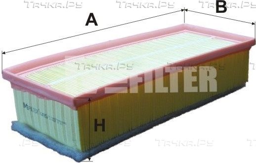 Воздушный фильтр MFilter для Volkswagen Sharan II 2010-2026. Артикул K 495/1