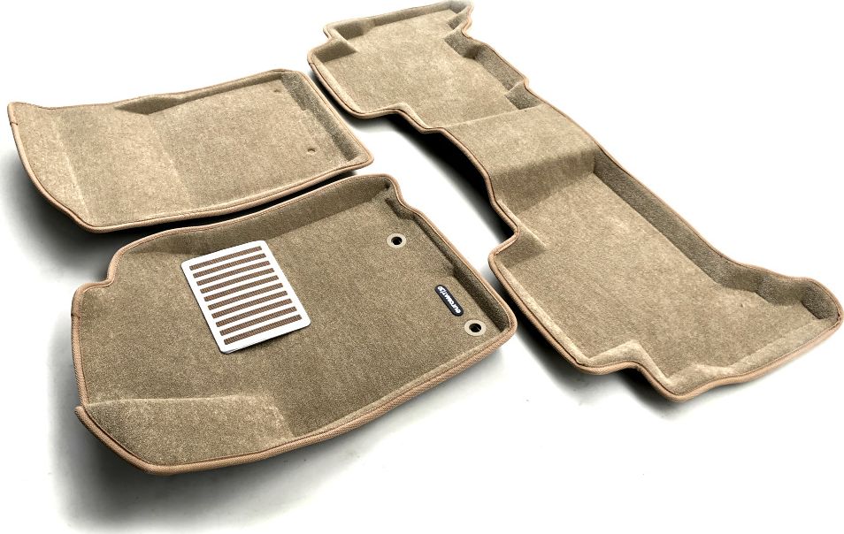 Коврики текстильные Euromat 3D Lux для салона Toyota Land Cruiser Prado 150 рестайлинг 2013-2017 Бежевые. Артикул EM3D-005120T