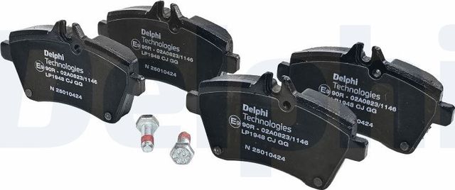 Тормозные колодки Delphi (Low-Metallic). Артикул LP1948
