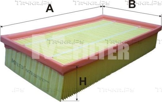 Воздушный фильтр MFilter. Артикул K 478