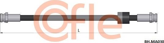 Тормозной шланг Cofle. Артикул 92.BH.MA030