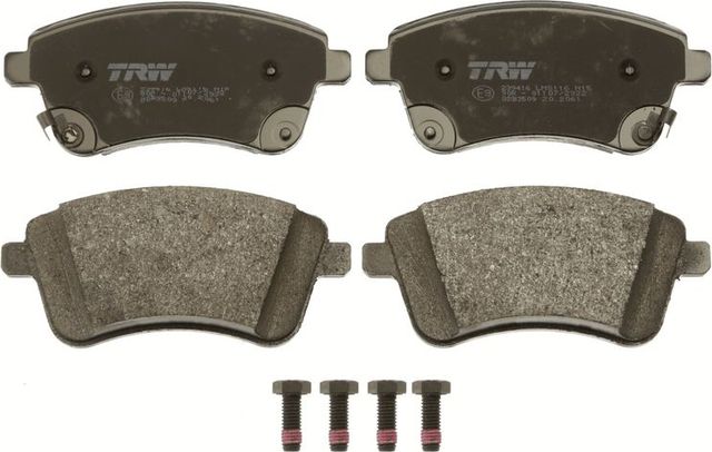 Тормозные колодки TRW COTEC передние для Kia Venga I 2010-2018. Артикул GDB3509