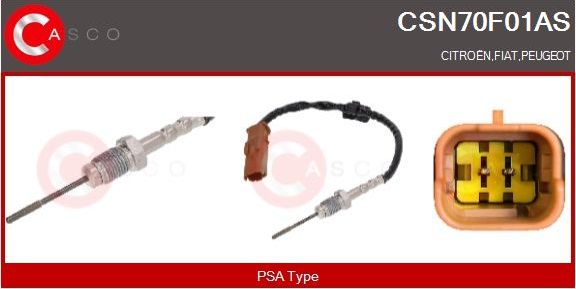 Датчик температуры выхлопных газов CASCO Brand New HQ для Fiat Scudo II 2007-2016. Артикул CSN70F01AS
