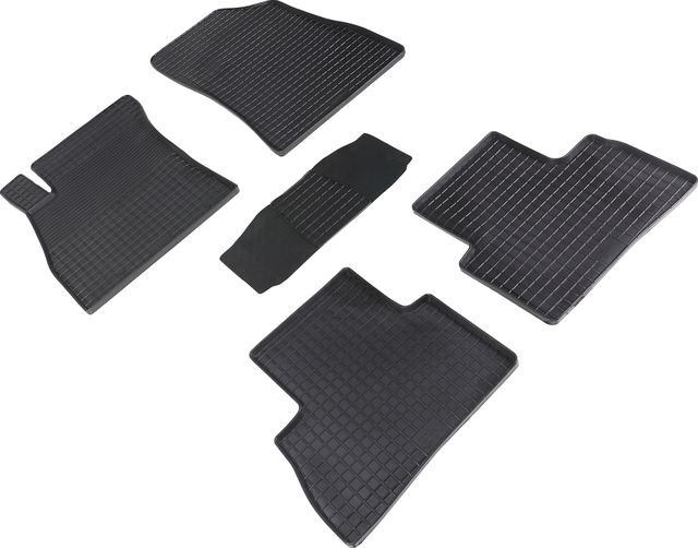 Коврики резиновые Seintex с узором сетка для салона Nissan Juke 2011-2014. Артикул 82784