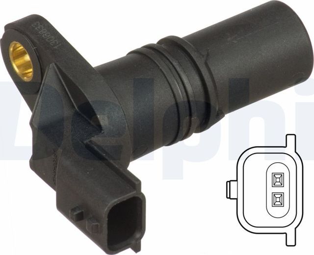 Датчик положения коленвала Delphi для Renault Grand Scenic III 2009-2015. Артикул SS11243