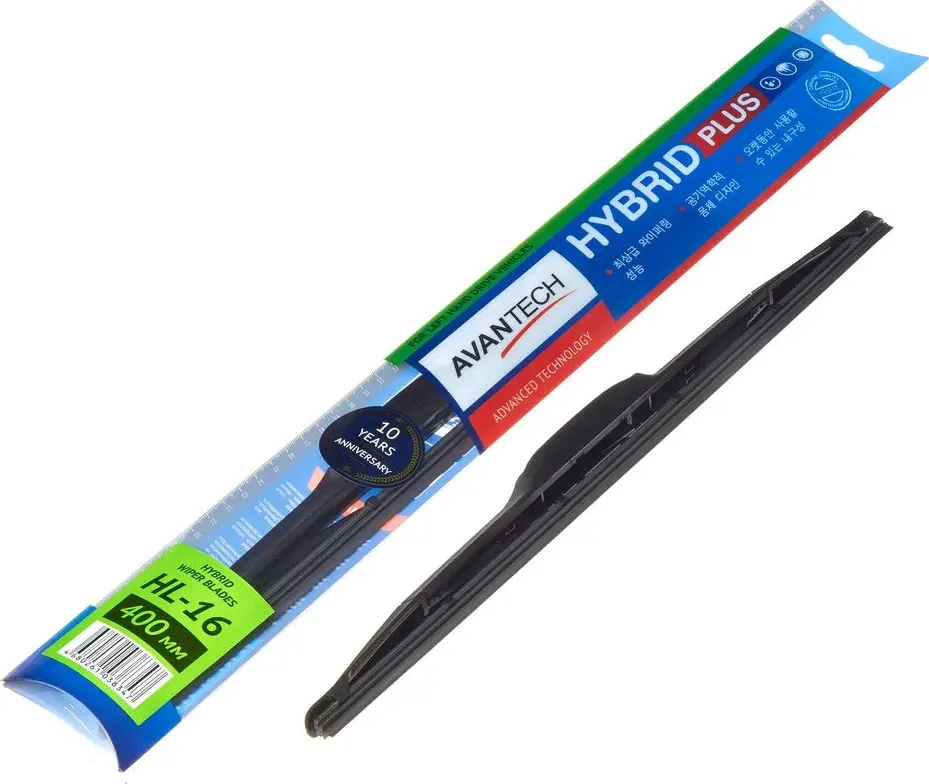 Щетка стеклоочистителя гибридная на левый руль Avantech Hybrid 400мм ( Avantech. Артикул HL16
