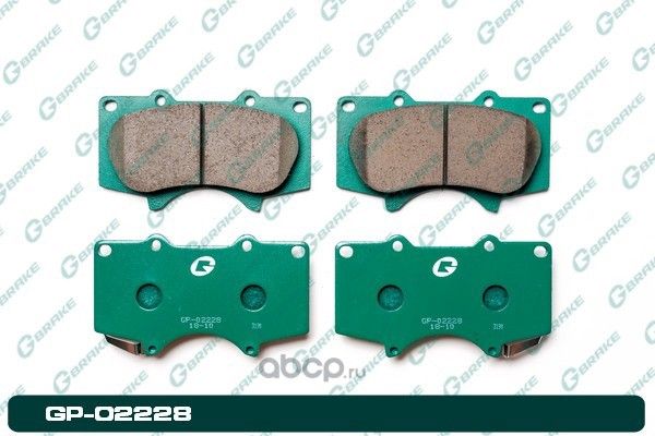 КОЛОДКИ G-BRAKE GP-02228 G-Brake. Артикул GP02228