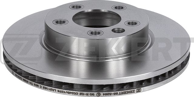 Тормозной диск Zekkert передний левый для Volkswagen Touareg II 2010-2018. Артикул BS-5284