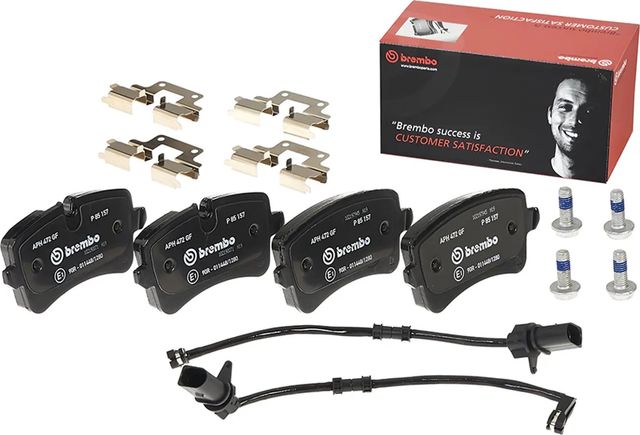 Тормозные колодки Brembo PRIME LINE задние для Audi A8 III (D4) 2012-2016. Артикул P 85 157