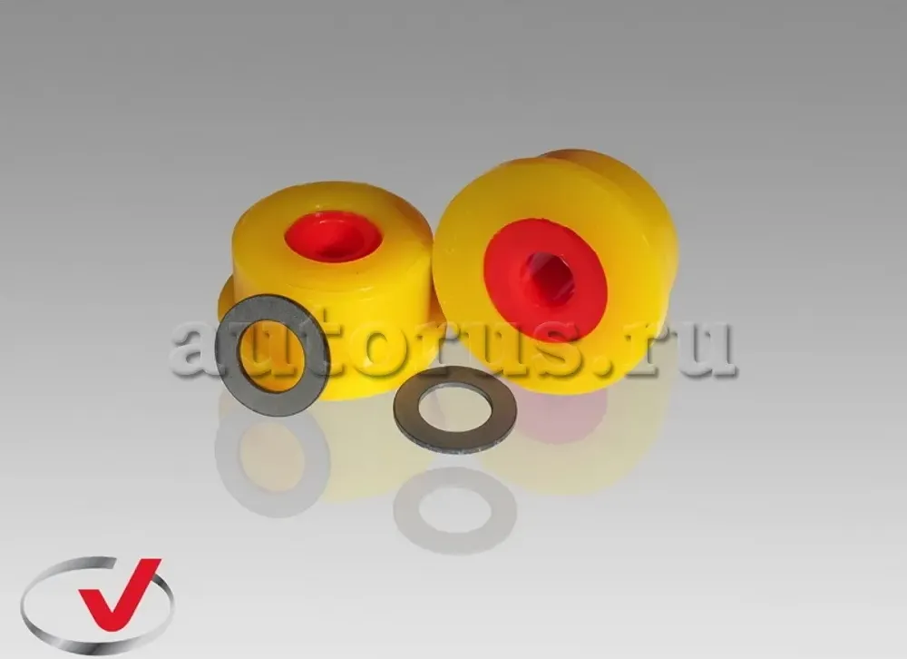 Сайлентблоки Полиуретановые переднего нижнего рычага /задний, комплект (2шт) (Vtulka). Артикул 2120023