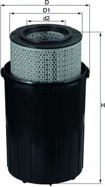 Воздушный фильтр Mahle для Mercedes-Benz T1 1988-1996. Артикул LX 388