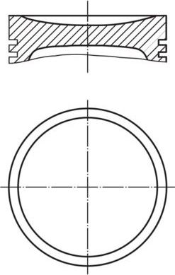 Поршень Mahle для Citroen C2 2003-2009. Артикул 040 11 00