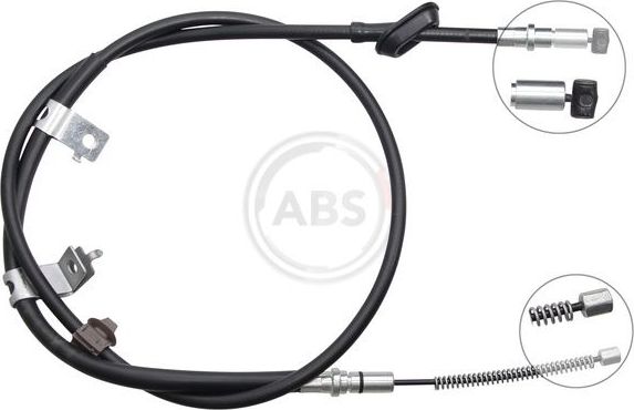 Трос ручника (тросик ручного тормоза) ABS. Артикул K19137