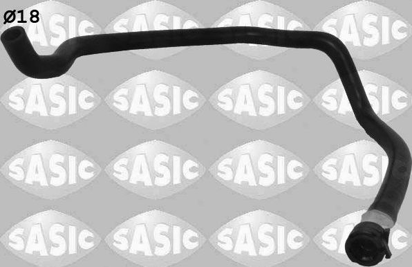 Патрубок радиатора (системы охлаждения) Sasic для Citroen C4 I 2008-2011. Артикул 3400174