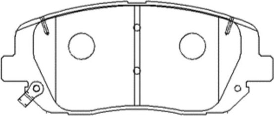 Тормозные колодки CTR. Артикул GK1520