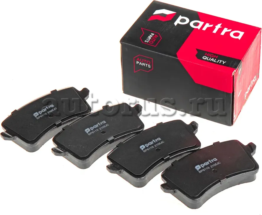 Колодки тормозные дисковые | перед прав/лев | (Partra) Partra. Артикул BP6113
