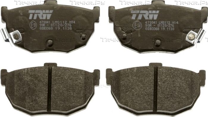 Тормозные колодки TRW. Артикул GDB3368