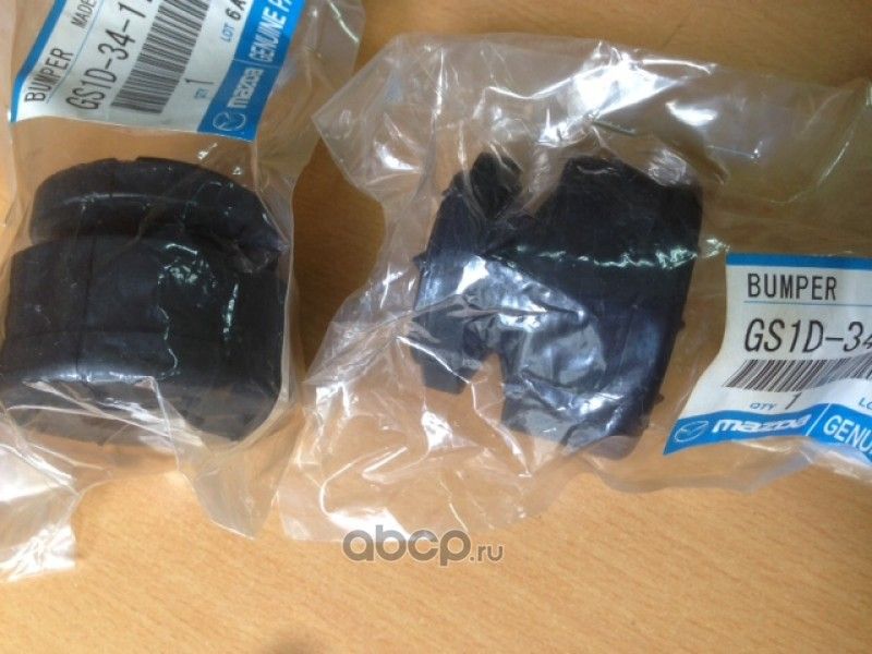 Комплект отбойников и пыльников амортизаторов (стоек) Mazda. Артикул GS1D34111A