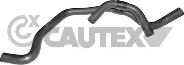 Патрубок радиатора (системы охлаждения) Cautex (резина). Артикул 752770