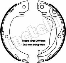 Тормозные колодки (стояночная тормозная система) Metelli. Артикул 53-0453