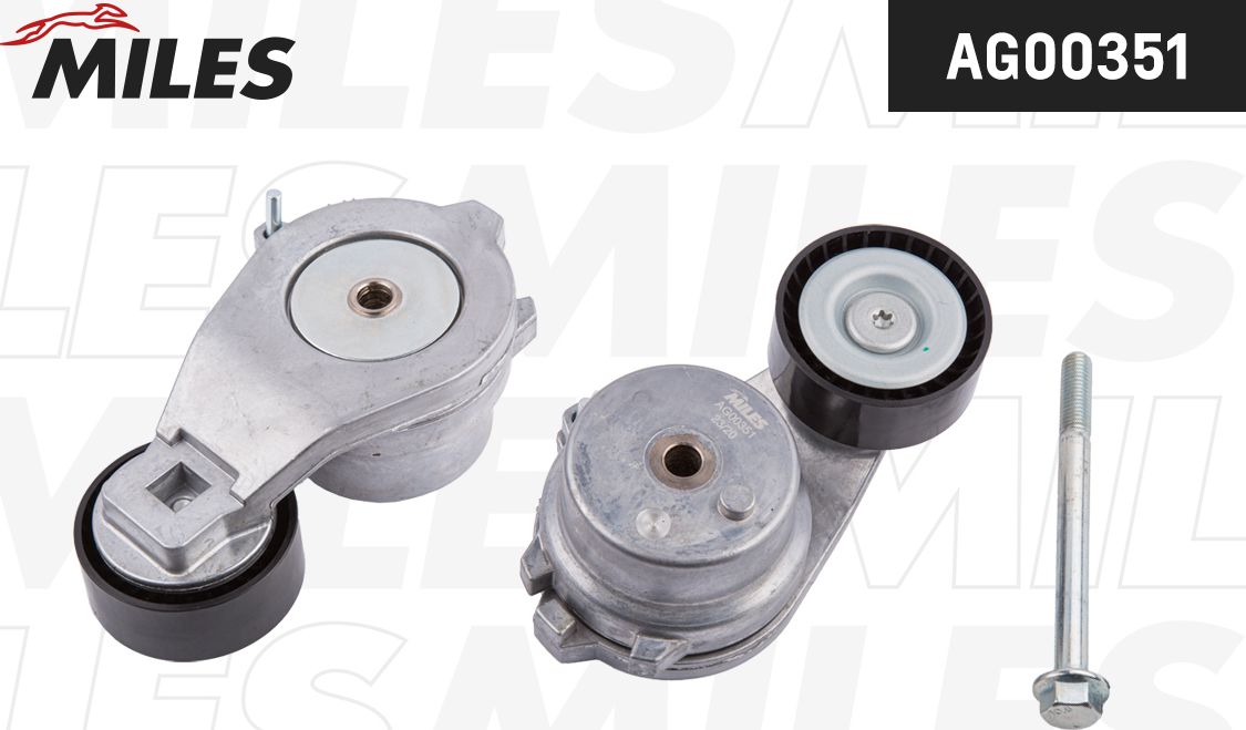 Направляющий (ведущий) ролик приводного поликлинового ремня Miles. Артикул AG00351