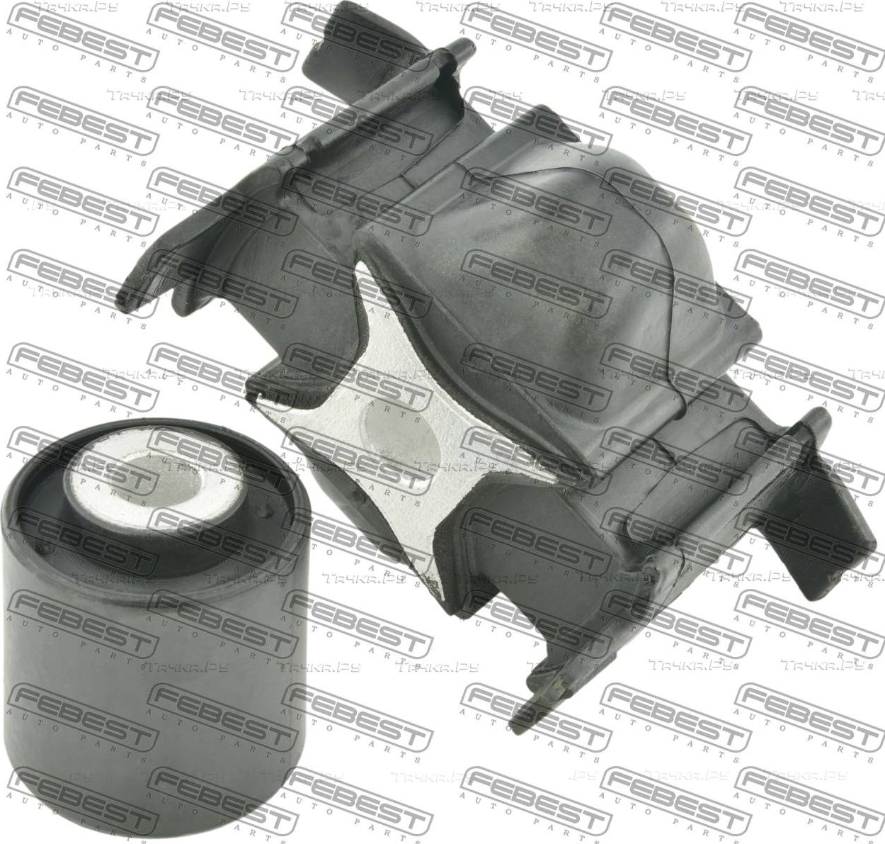 Подушка (опора) двигателя Febest правая нижняя для Skoda Fabia II 2007-2014. Артикул VWMB-6RLOWR-KIT