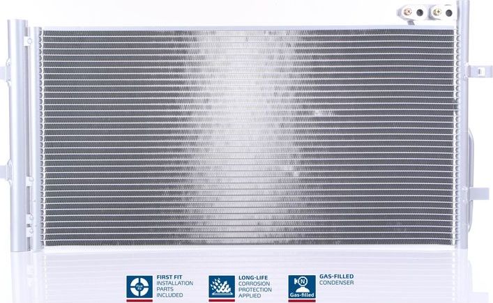 Радиатор кондиционера (конденсатор) Nissens (алюминий). Артикул 940255