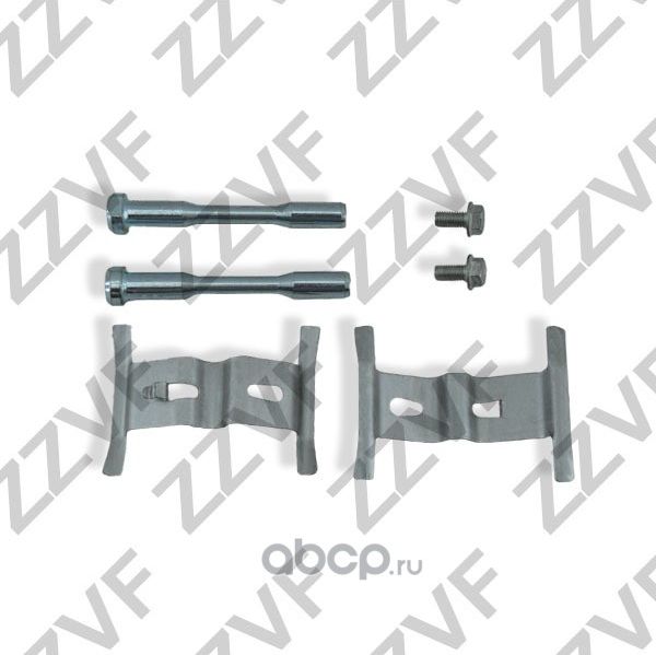 РЕМКОМПЛЕКТ МОНТАЖНЫЙ ТОРМОЗНЫХ КОЛОДОК AUDI Q7 (07-15), VW TOUAREG (03-10) (Zzvf). Артикул ZVCER265