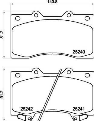 Тормозные колодки Nisshinbo передние для Nissan Patrol Y62 2010-2024. Артикул NP2018 - купить в Москве, фото, отзывы, доставка по всей России. Магазин Тачка.Ру