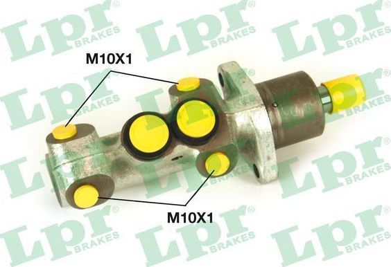 Тормозной цилиндр главный LPR (Серый чугун) для Citroen Jumpy I 1995-2006. Артикул 1890