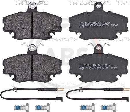 Тормозные колодки ABS передние для Renault Fuego 1980-1985. Артикул 36881