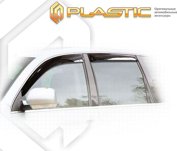 Дефлекторы СА Пластик для окон (Classic полупрозрачный) Volkswagen Touareg 2002-2006. Артикул 2010030308067