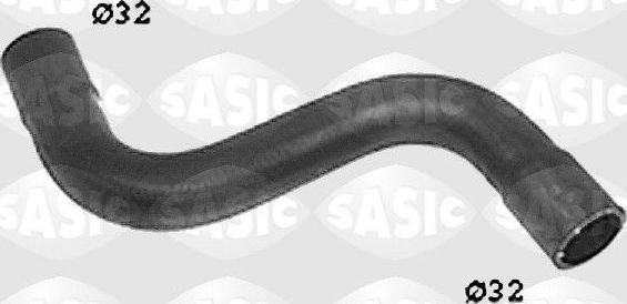 Патрубок радиатора (системы охлаждения) Sasic левый нижний для Volkswagen Vento 1991-1998. Артикул SWH6806