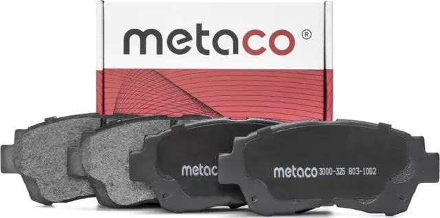 Колодки тормозные TOYOTA CAMRY -01 передн. (Metaco). Артикул 3000325