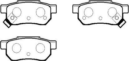 Тормозные колодки HSB. Артикул HP5061