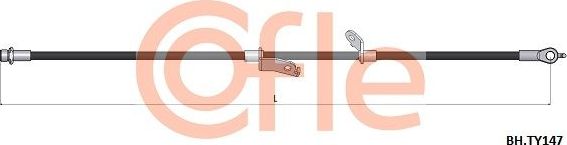 Тормозной шланг Cofle. Артикул 92.BH.TY147