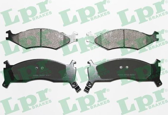Тормозные колодки LPR передние для Kia Sportage I 1994-1999. Артикул 05P426