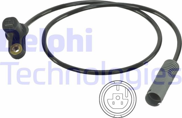 Датчик ABS Delphi передний/задний задний для BMW 3 III (E36) 1990-2000. Артикул SS20006