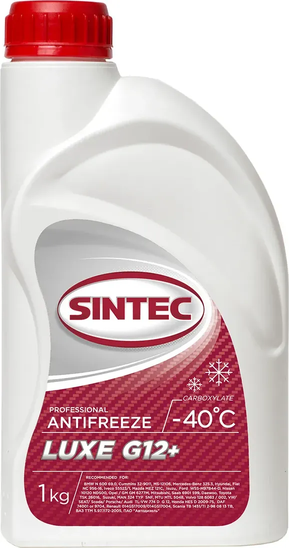 Sintec ANTIFREEZE LUX  G12 Sintec. Артикул 613500