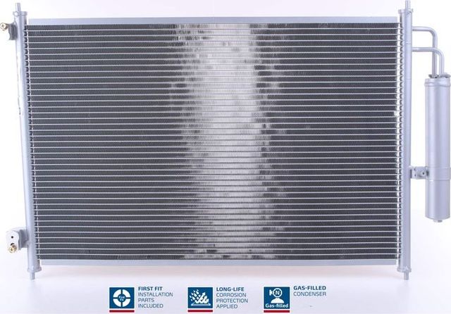 Радиатор кондиционера (конденсатор) Nissens (алюминий). Артикул 940121