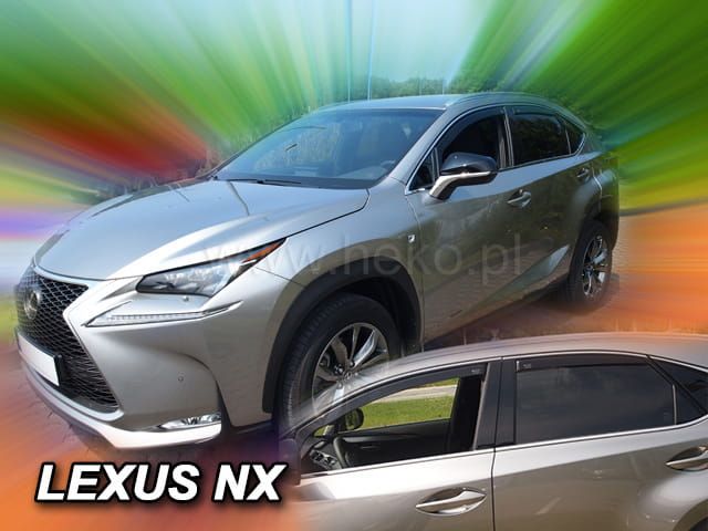 Дефлекторы Heko для окон Lexus NX 2014-2021. Артикул 30023