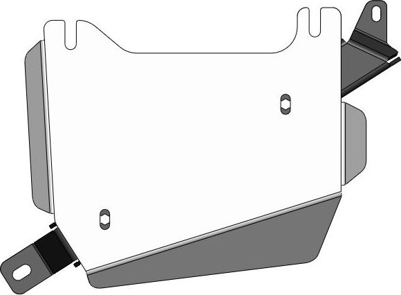 Защита алюминиевая АВС-Дизайн для РК Audi Q5 III 2024-2026. Артикул 02.19ABC