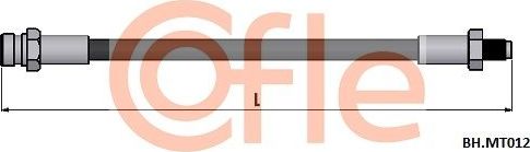 Тормозной шланг Cofle. Артикул 92.BH.MT012