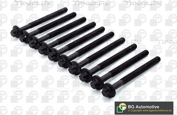 Комплект болтов ГБЦ BGA для Citroen C4 I 2004-2011. Артикул BK3381