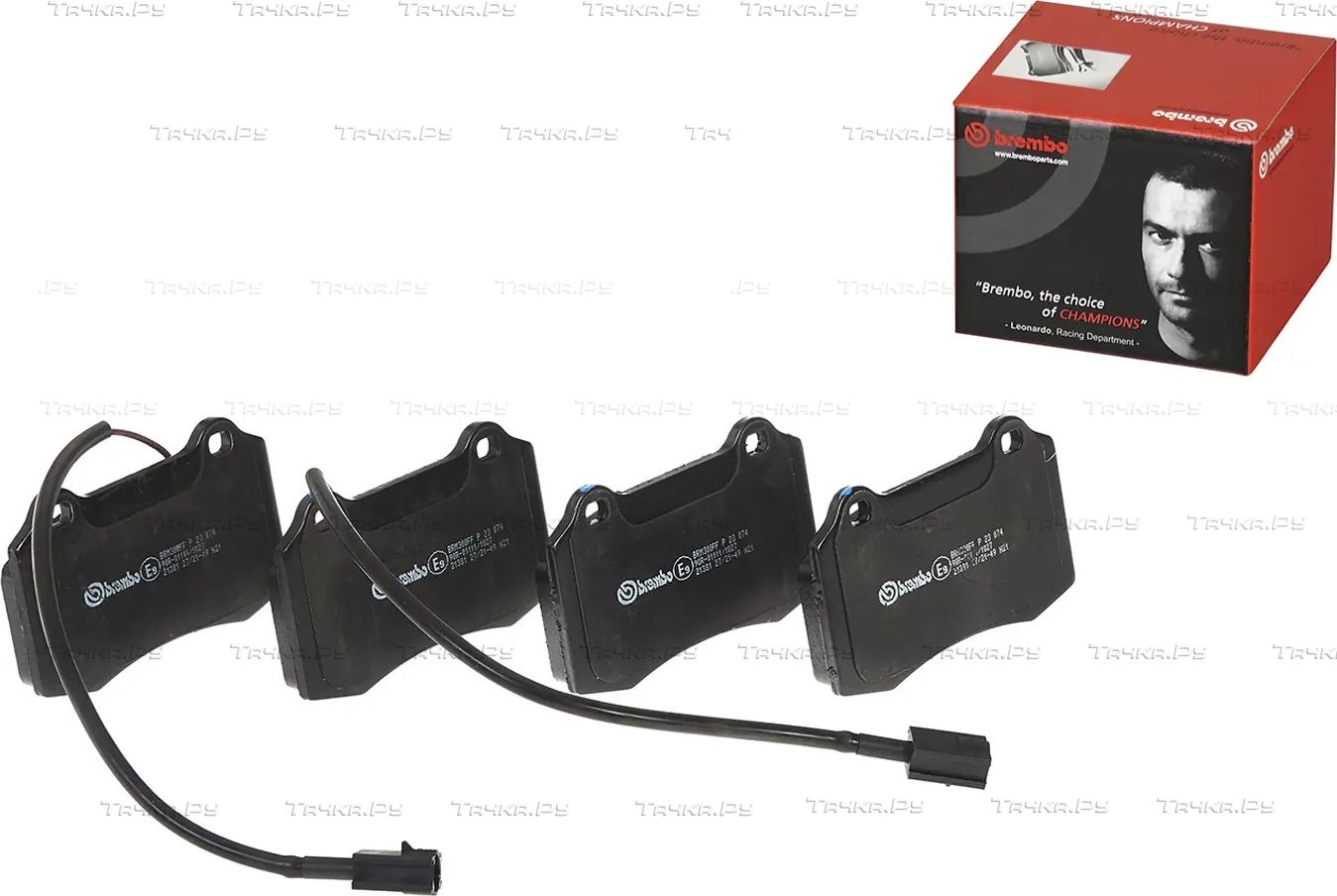 Тормозные колодки Brembo PRIME LINE передние для Dodge Viper I, II 1991-2002. Артикул P 23 074