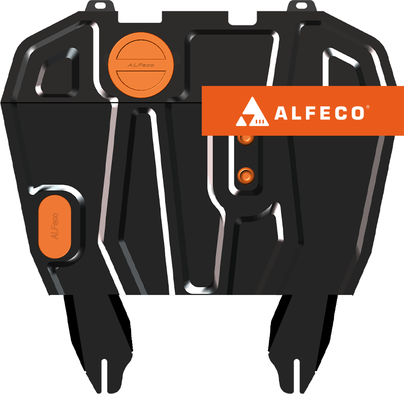 Защита Alfeco для картера и КПП Mitsubishi ASX 2010-2026. Артикул ALF.14.02