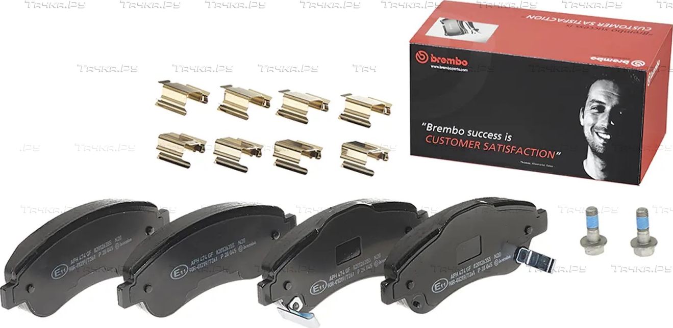 Тормозные колодки Brembo PRIME LINE передние для Honda CR-V III 2006-2012. Артикул P 28 045