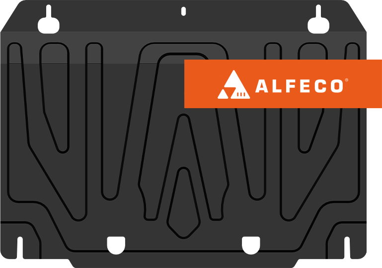 Защита Alfeco для картера и КПП Jac J7 2020-2026. Артикул ALF.56.13